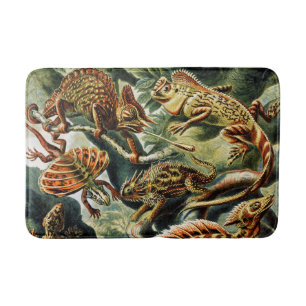 Tapete De Banheiro Lacertilia Lizards por Ernst Haeckel