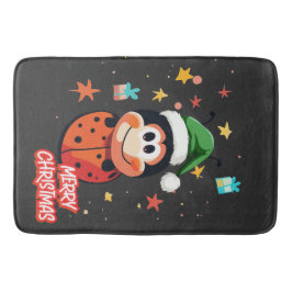 Tapete De Banheiro Ladybug de Natal Cheer