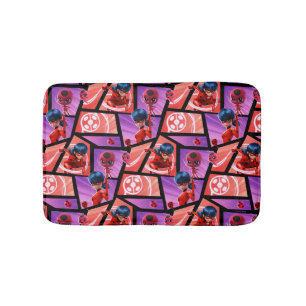 Tapete De Banheiro Ladybug e padrão Tikki