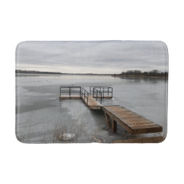 Tapete De Banheiro Lago congelado