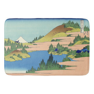 Tapete De Banheiro Lago Hokusai Hakone na província de Sagami
