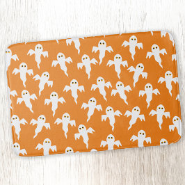 Tapete De Banheiro Laranja Fantasma