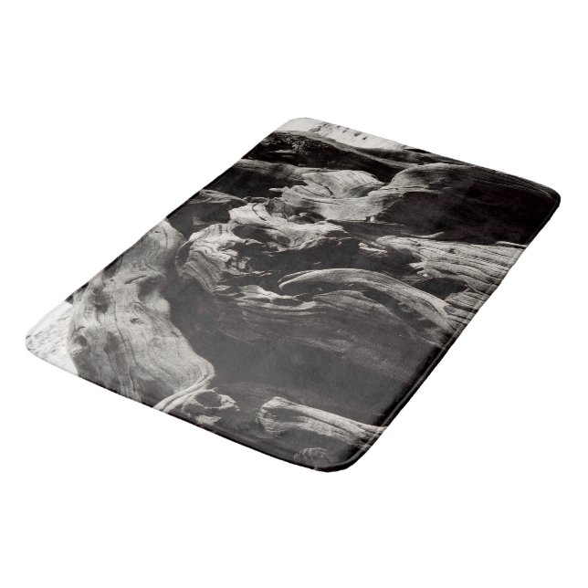 Tapete De Banheiro Latido de Árvore Preta (Angulado)