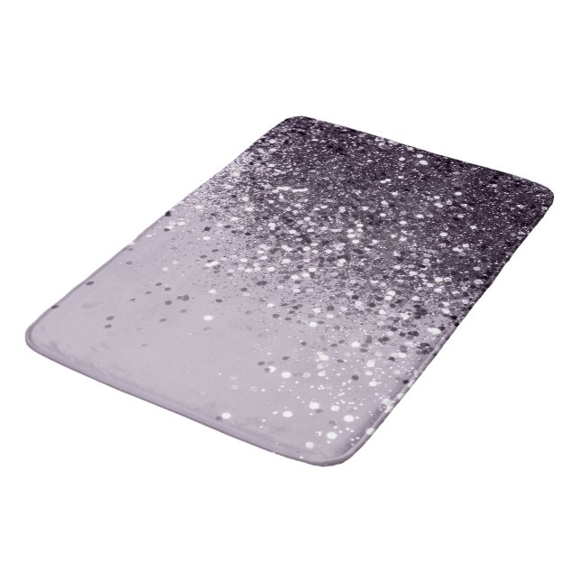 Tapete De Banheiro Lavanda cintilante Lady Glitter #2 #shiny #decor (Angulado)