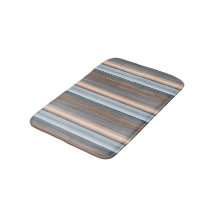 Legal Chic Brown Slate Blue Cinza Stripes Art
