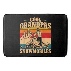 Tapete De Banheiro Legal Grandpas caminha Snowmobiles Snowmobile Snow