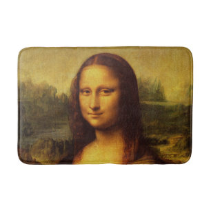 Tapete De Banheiro Leonardo Da Vinci Mona Lisa Pintura De Arte Bela