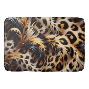 Tapete De Banheiro Leopard Grace: Adicione Charme Selvagem à Cama