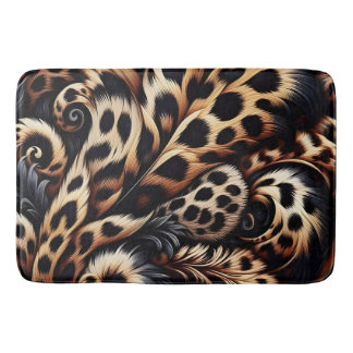 Tapete De Banheiro Leopard Luxe: Dorme com estilo feroz