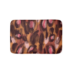 Tapete De Banheiro Leopard Spots African Animal Standard