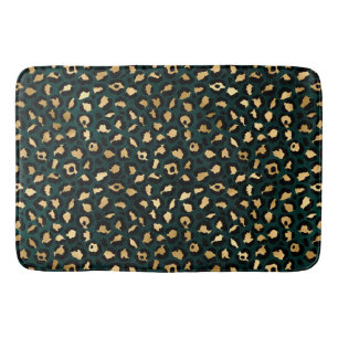 Tapete De Banheiro Leopardo Dourado e Teto Série Design 1