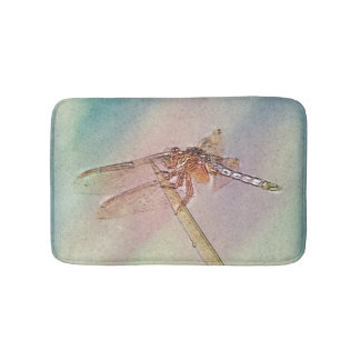Tapete De Banheiro Libélula Pastel