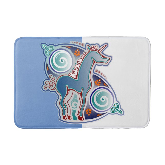 Tapete De Banheiro Licorne celtique (Frente)