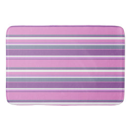 Tapete De Banheiro Lilac stripes