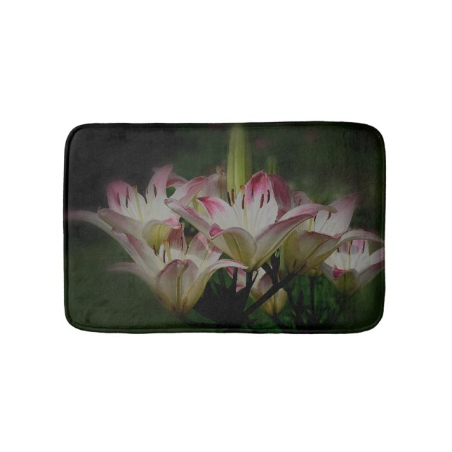 Tapete De Banheiro Lily Flowers (frente)