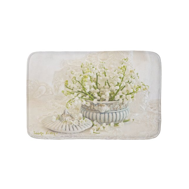 Tapete De Banheiro Lily Of The Valley (frente)
