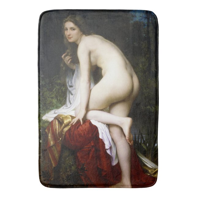 Tapete De Banheiro Linda mulher Bather (de Bouguereau) (Frente Vertical)