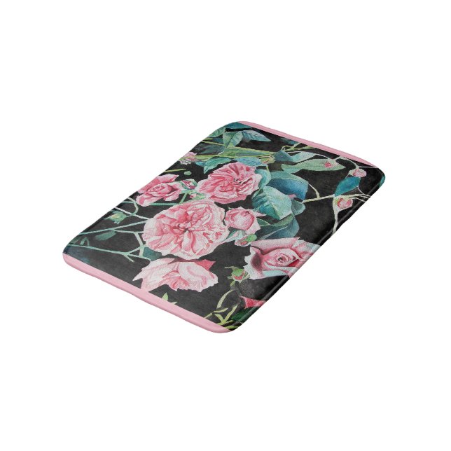 Tapete De Banheiro Lindas Rosas Rosa, Rosa, Bath Mat (Angulado)