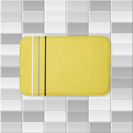 Tapete De Banheiro Linhas monocromáticas minimalistas modernas amarel