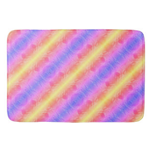 Tapete De Banheiro listras abstrato pastel