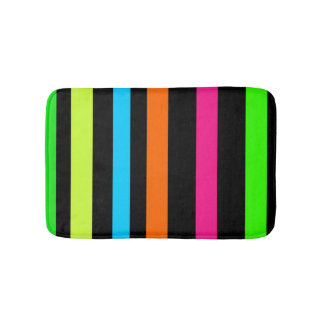 Tapete De Banheiro Listras de neão