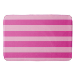 Tapete De Banheiro Listras Rosa