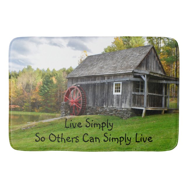 Tapete De Banheiro Live Simplesmente Old Mill (Frente)