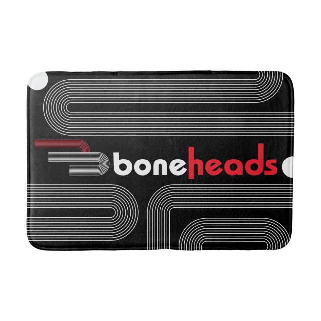 Tapete De Banheiro logotipo boneHeads™ BAUHS-2 (Frente)