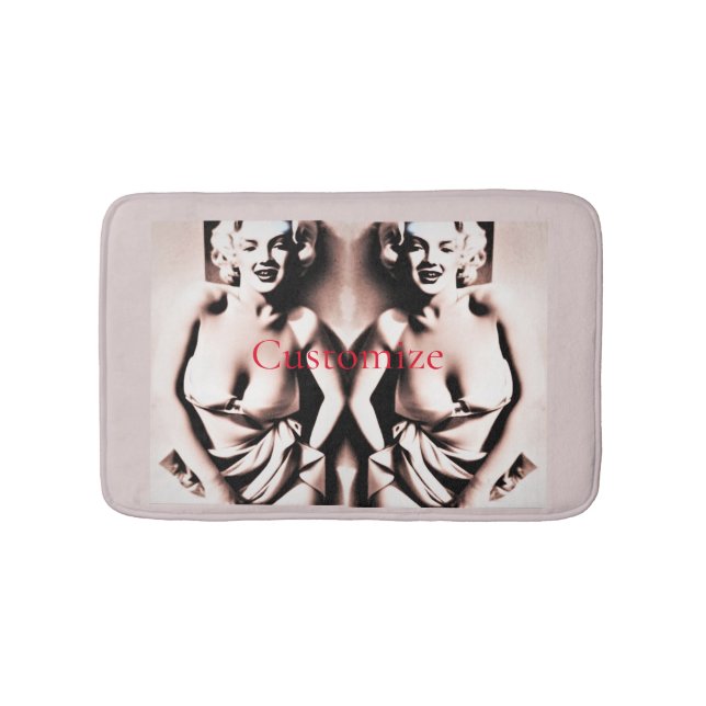 Tapete De Banheiro Loura Cólula Vintage - Troço (frente)