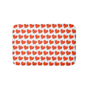 Tapete De Banheiro Loving Hearts Bath Mat