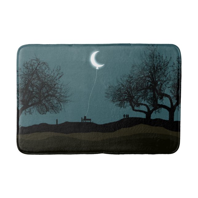 Tapete De Banheiro Lua Balão (Frente)