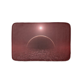 Tapete De Banheiro Lua do Oceano Escarlate