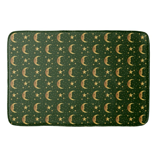 Tapete De Banheiro Lua e Stars Bath Mat (Frente)