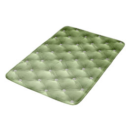 Tapete De Banheiro Luxury Glam Sage Green Faux Velvet