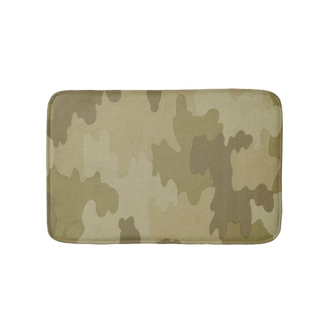Tapete De Banheiro Luz Camouflage Bath Mat (frente)