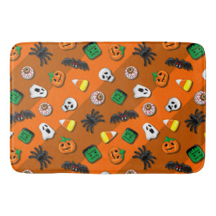 Tapete De Banheiro Luz de Mesa do Halloween Spooky Candies