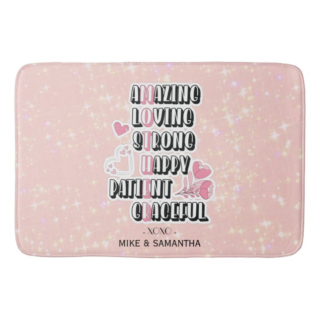 Tapete De Banheiro M.O.T.H.E.R - Um tributo às Mães (Frente)