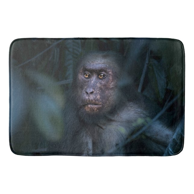 Tapete De Banheiro Macaco na selva (Frente)
