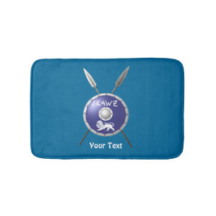 Tapete De Banheiro Maccabee Shield e Spears