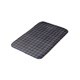 Tapete De Banheiro Mackenzie Clan Weathered Blue e Brown Tartan