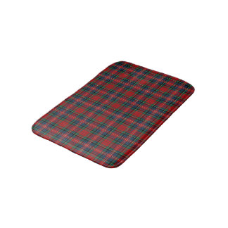 Tapete De Banheiro MacPherson Red e Blue Scottish Tartan