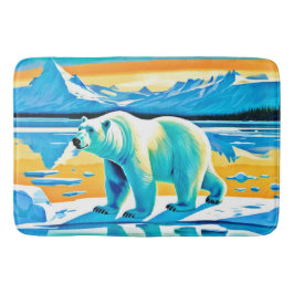 Tapete De Banheiro Majestade Polar: Paisagem Ártica