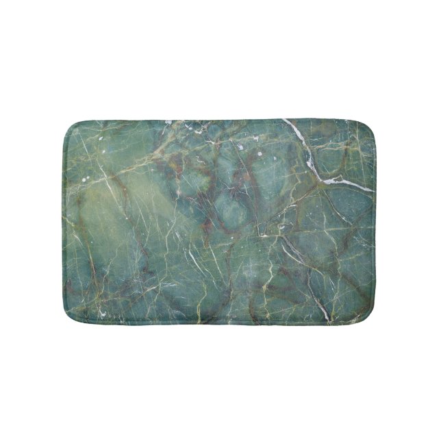 Tapete De Banheiro Malachite Verde Marble Textura Detalhada (frente)