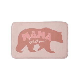 Tapete De Banheiro Mama Bear Bat