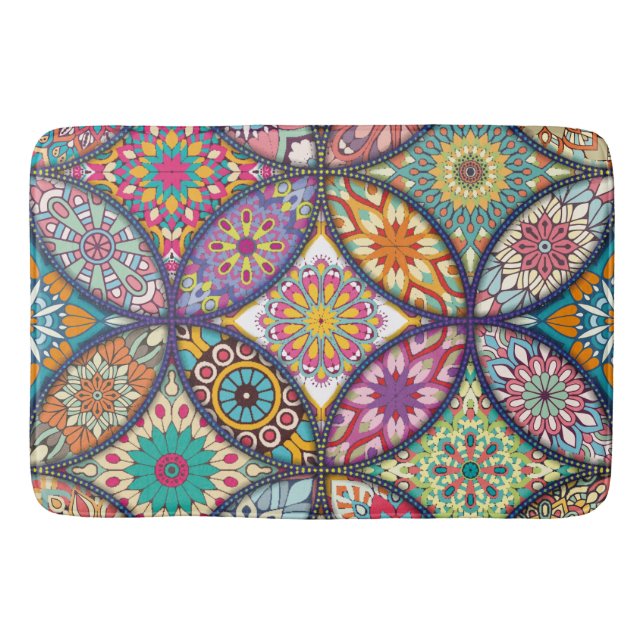 Tapete De Banheiro Mandala - Bath Mat (Frente)