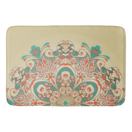 Tapete De Banheiro Mandala Kaleidoscope Mosaico - Bathmat