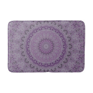 Tapete De Banheiro Mandala Sonho em Aquarela em Tons de Roxo