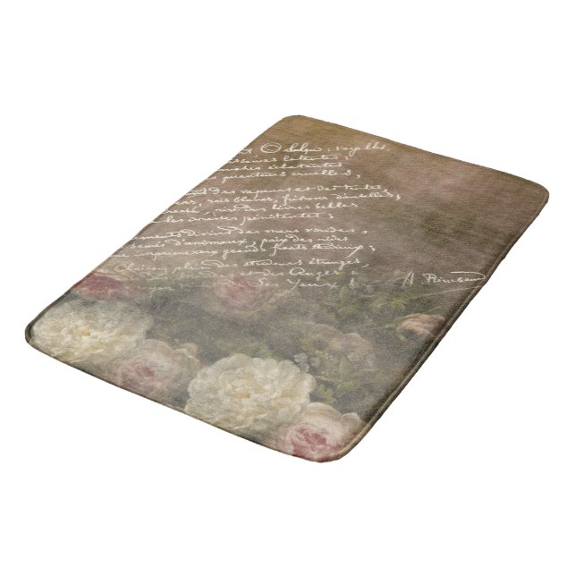 Tapete De Banheiro Manuscrito de Amour - Bathmat (Angulado)