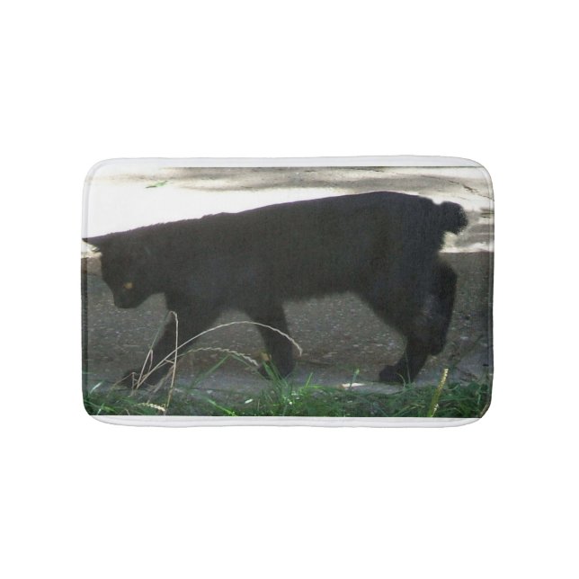 Tapete De Banheiro manx preto completo (frente)
