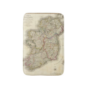 Tapete De Banheiro Mapa de Ireland